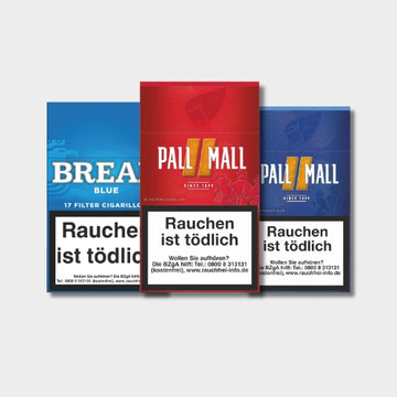 Kategoriebild Break Zigarillos blau Pall Mall Zigarillos rot Pall Mall Zigarillos blau