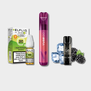 Kategoriebild Vuse Go Elfbar Pod Elfliq Sour Apple