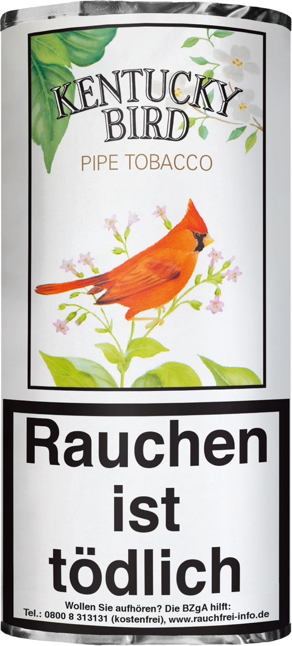 Kentucky Bird Pfeifentabak 50g – florale Mischung mit Burley, Virginia, Blütenaroma, lockerem Schnitt und mildem Geschmack