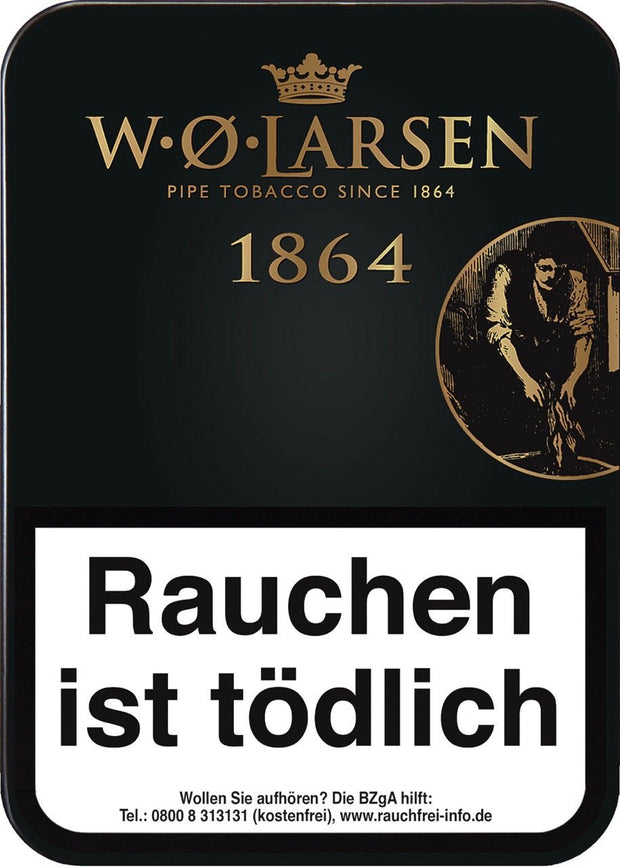 W. O. Larsen 1864 Pfeifentabak 100g Dose – dänische Mixture mit Irish Cream, Orange & Schokolade, mild und aromatisch