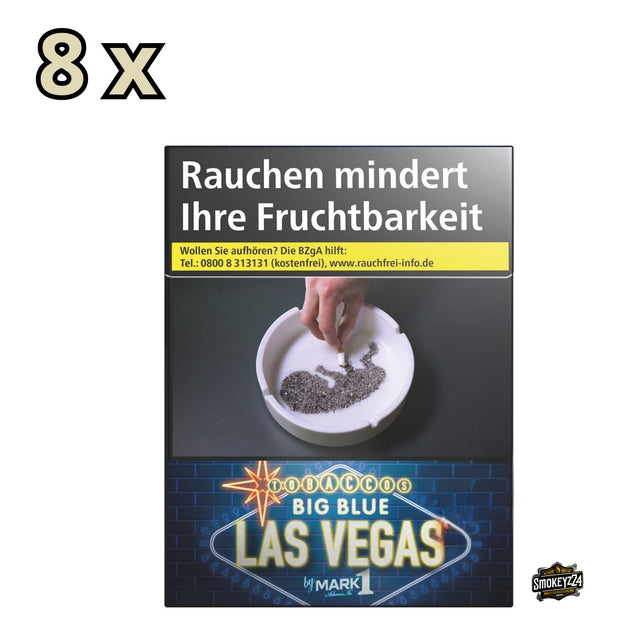 Las Vegas Big Blue Zigaretten XL Stange 8x25 Schachtel frontal