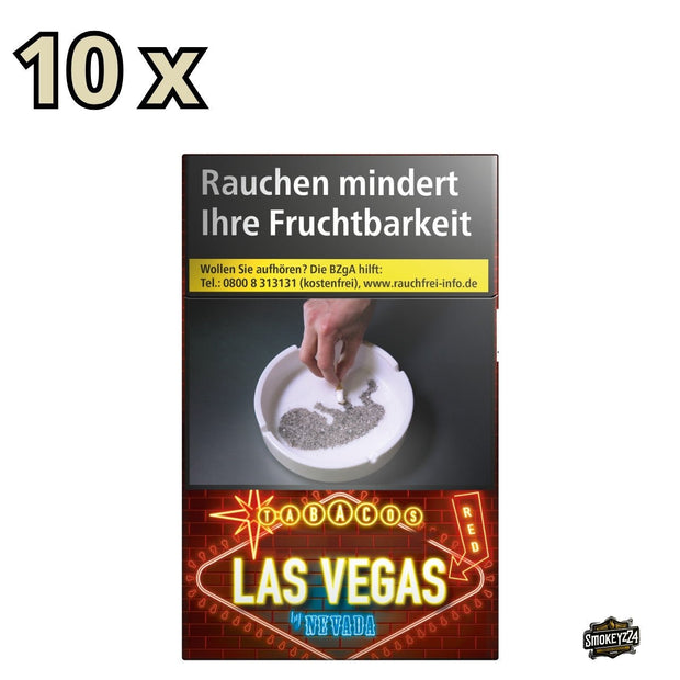 Las Vegas Red Zigaretten Stange 10x20 Schachtel frontal