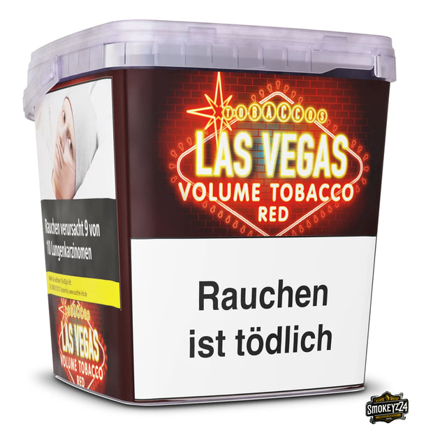 Las Vegas Red Stopftabak 500g Eimer seitlich