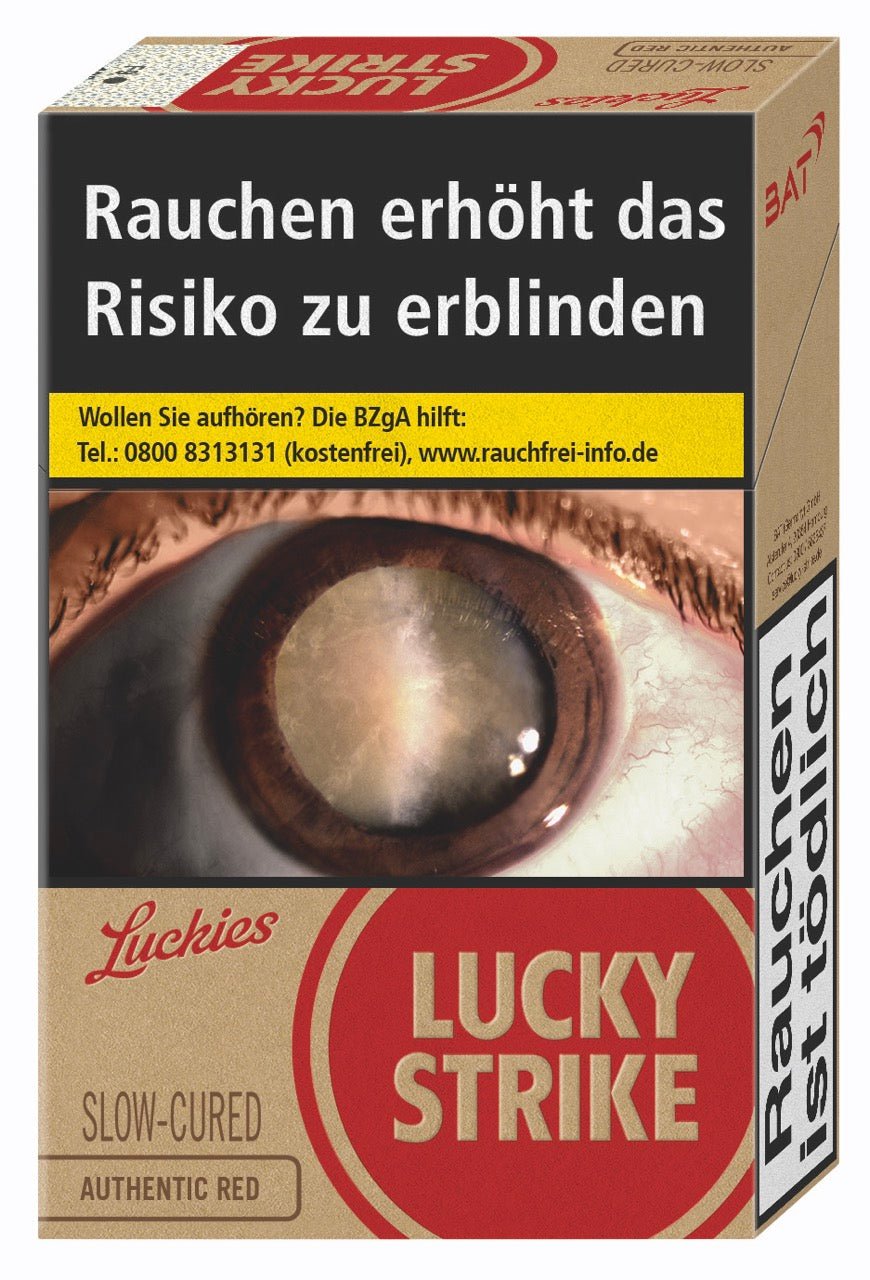 Lucky Strike Authentic Red Rot Zigaretten - Stange 10x20 Stück - Smokeyz24