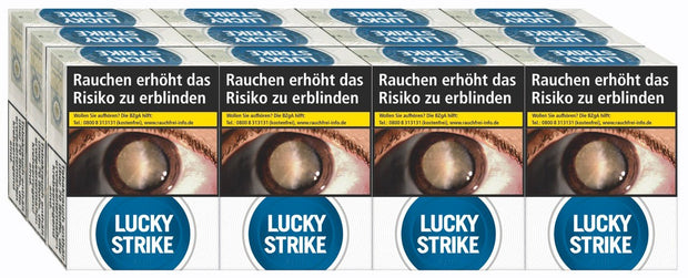 Lucky Strike Blue Blau Zigaretten GIGA - Stange 12x22 Stück - Smokeyz24