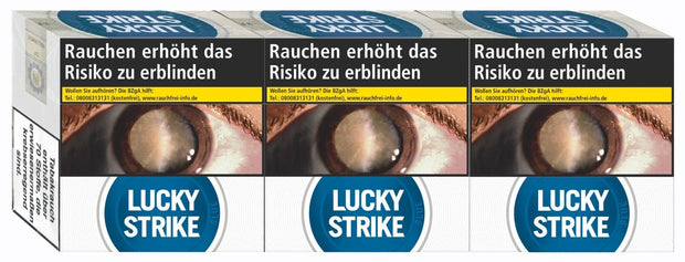 Lucky Strike Blue Blau Zigaretten Hercules - Stange 3x60 Stück - Smokeyz24