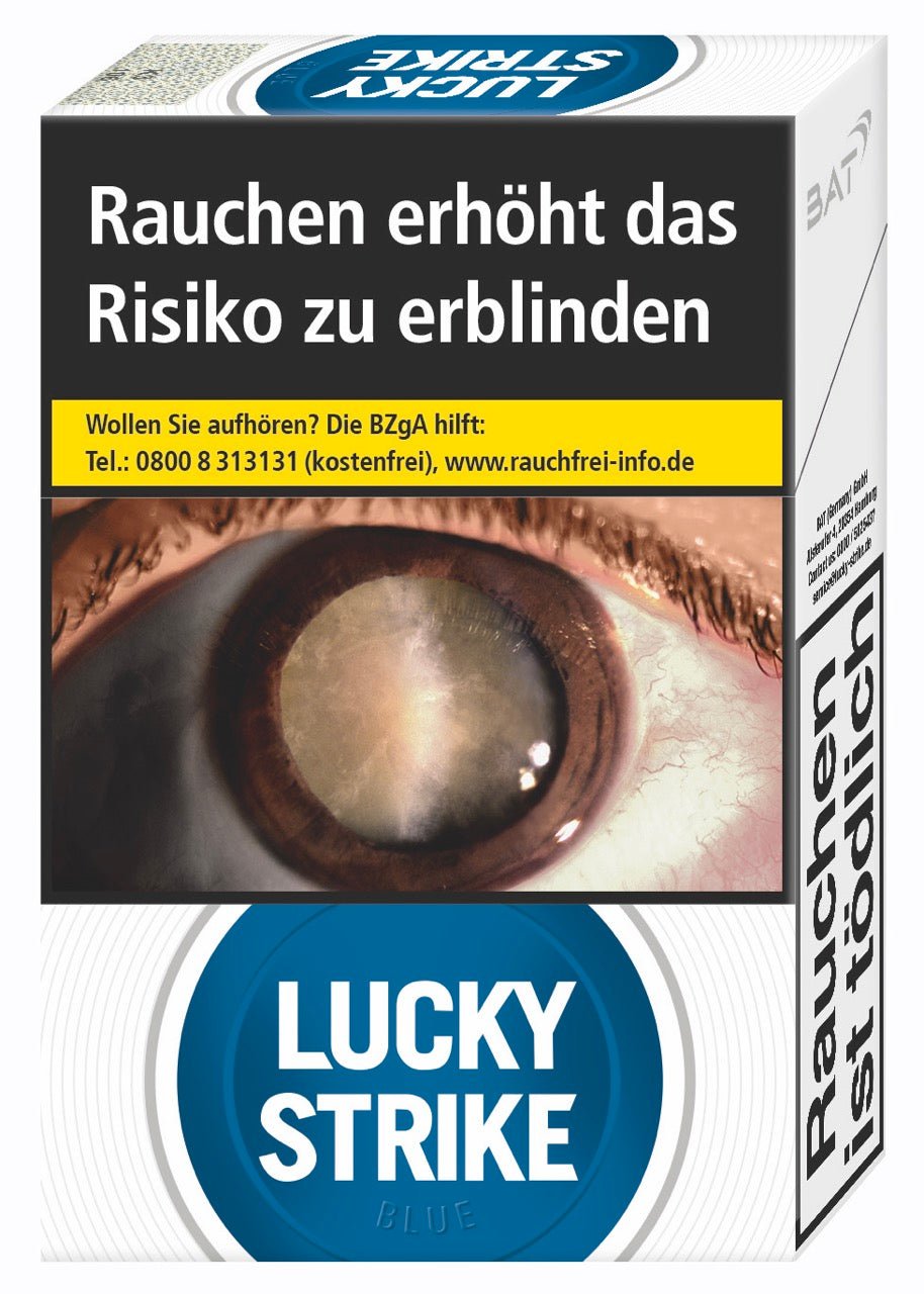 Lucky Strike Blue Blau Zigaretten XXL - Stange 10x21 Stück - Smokeyz24