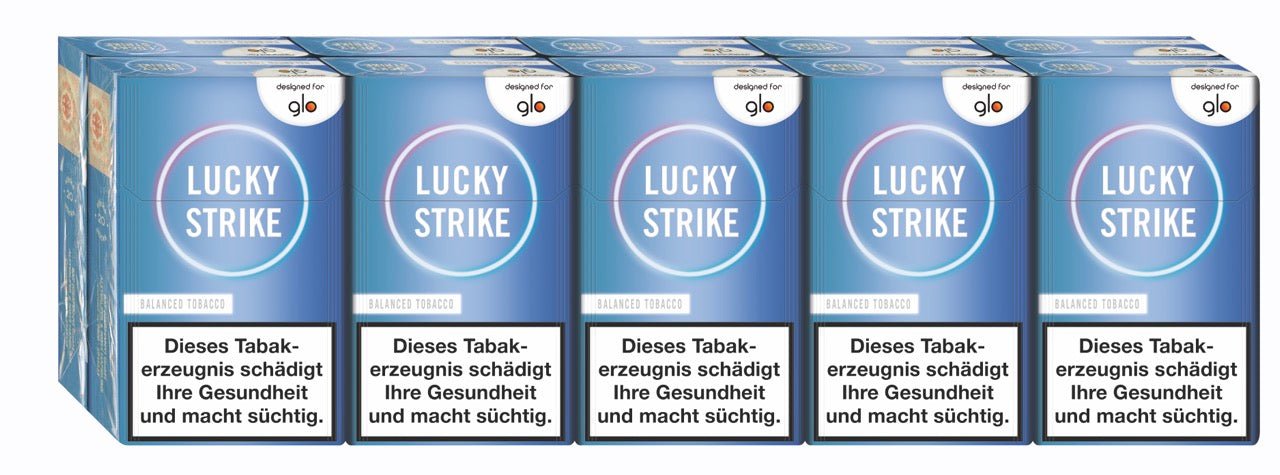 Lucky Strike for glo Balanced Tobacco - Stange 10x20 Stück - Smokeyz24