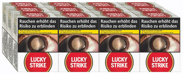 Lucky Strike Red Rot Zigaretten Giga - Stange 12x22 Stück - Smokeyz24