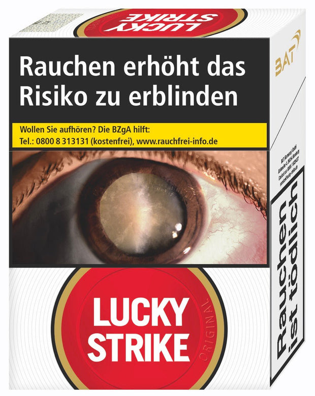 Lucky Strike Red Rot Zigaretten Super - Stange 8x28 Stück - Smokeyz24