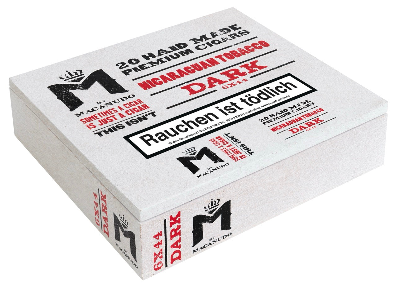 M by Macanudo Dark Corona Zigarren 20er-Kiste geschlossen.