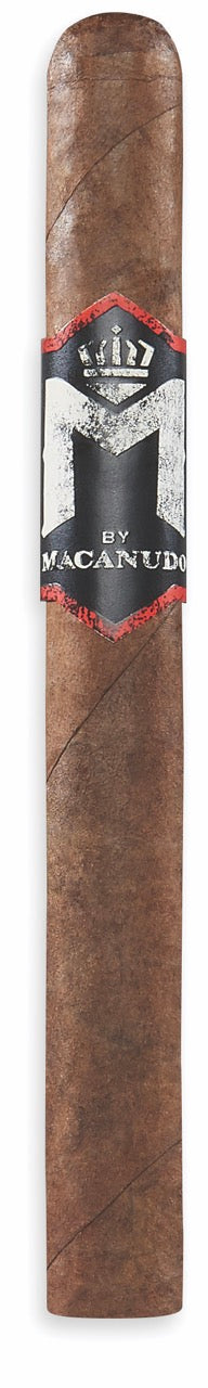 Einzelne M by Macanudo Dark Corona Zigarre, elegantes Corona-Format, vollmundig und aromatisch mit Kaffeenoten.