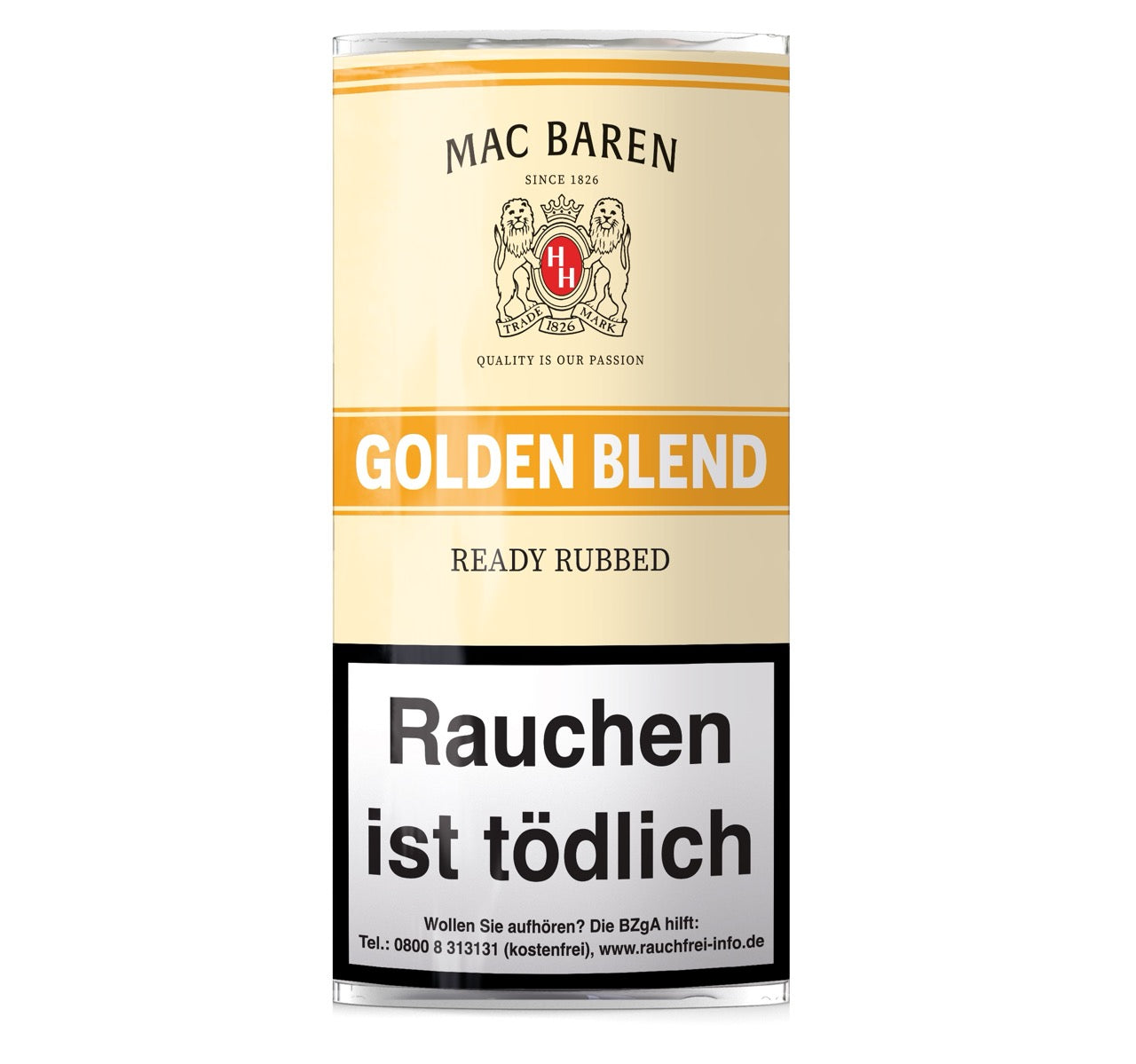 Mac Baren Golden Blend Pfeifentabak 50g Pouch – Original Verpackung
