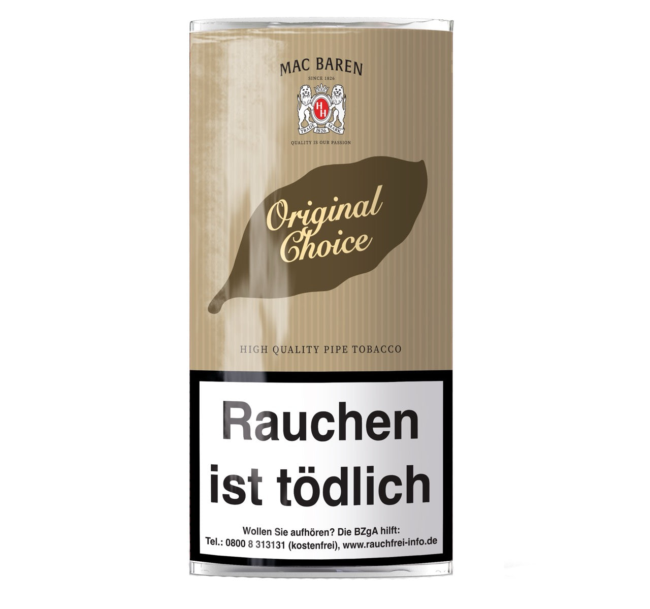 Mac Baren Original Choice 40g Pouch Pfeifentabak Verpackung