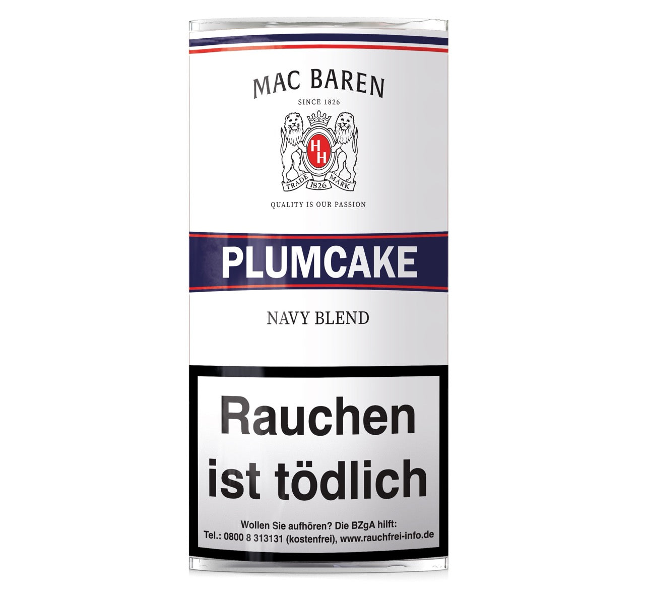Mac Baren Plumcake 50g Pouch Pfeifentabak Verpackung
