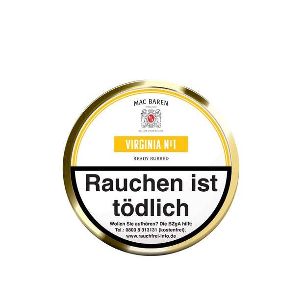 Mac Baren Virginia No. 1 100g Dose Pfeifentabak Verpackung