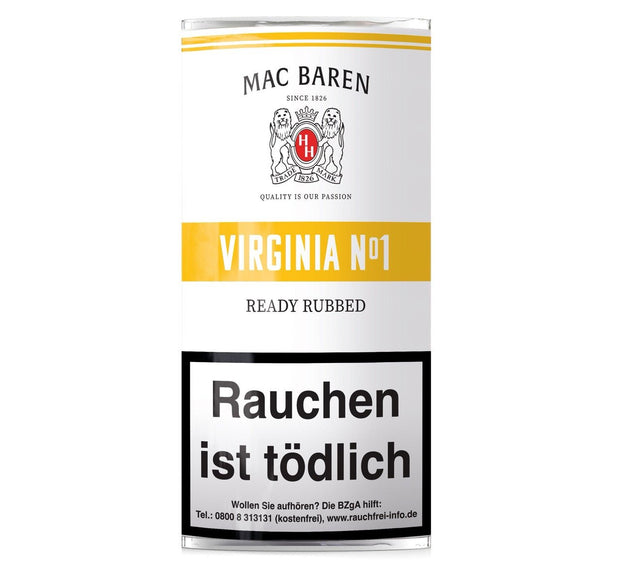 Mac Baren Virginia No. 1 50g Pouch Pfeifentabak Verpackung