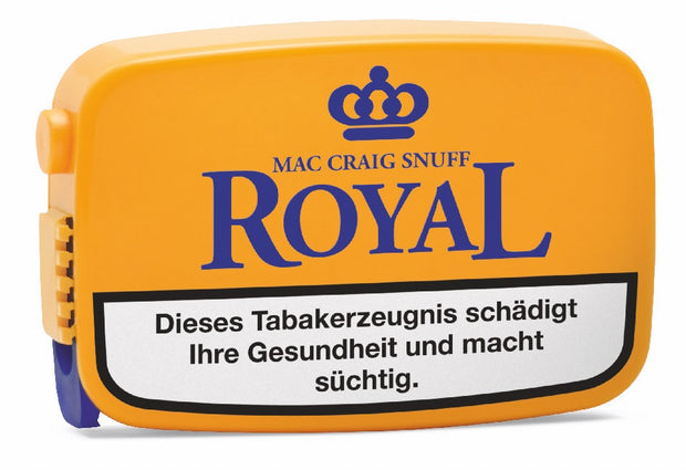 Mac Craig Royal Schnupftabak 7g – dezenter Snuff mit leichter Mentholnote und mildem Tabakgeschmack von Pöschl