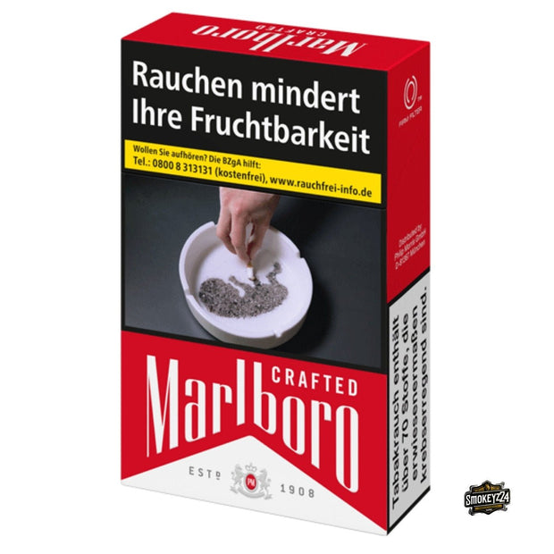 Marlboro Red Crafted Zigaretten Schachtel einzeln frontal