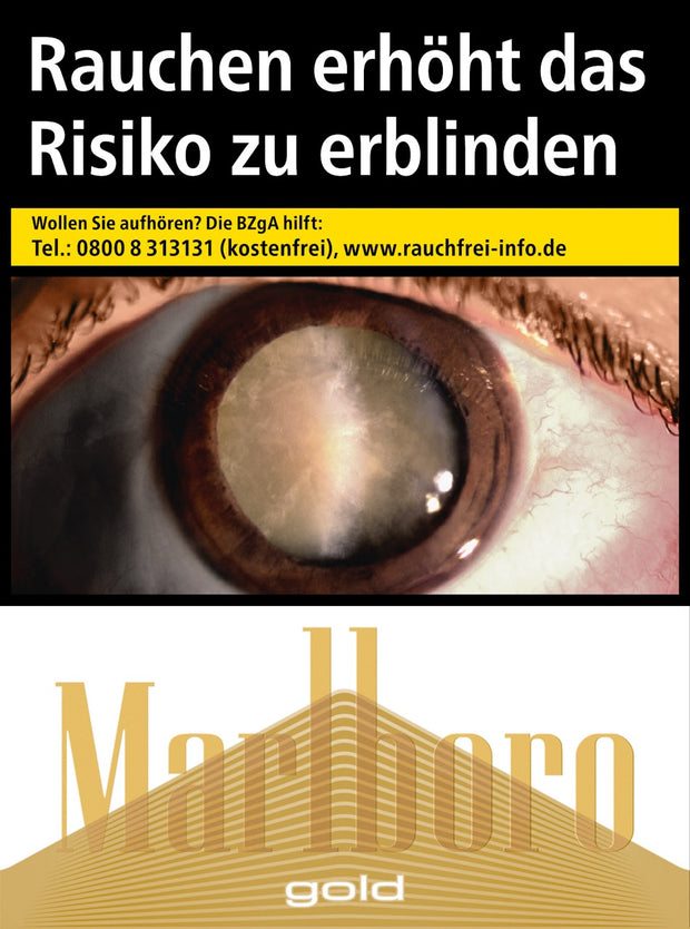 Marlboro Gold 2XL – Einzelpackung mit 28 Zigaretten, klassische goldene Marlboro-Verpackung frontal