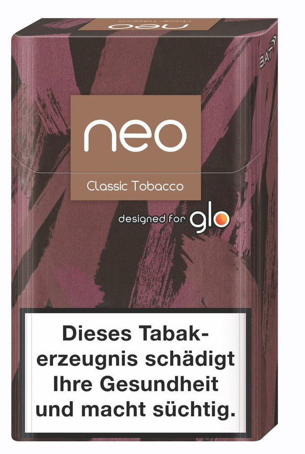 neo for glo Classic Tobacco - Stange 10x20 Stück - Smokeyz24