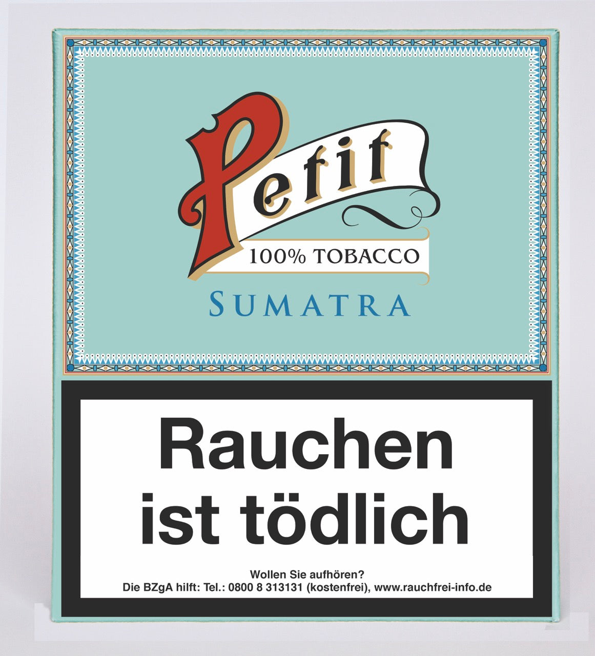 Nobel Petit Sumatra Cigarillos 20er Packung frontal fotografiert