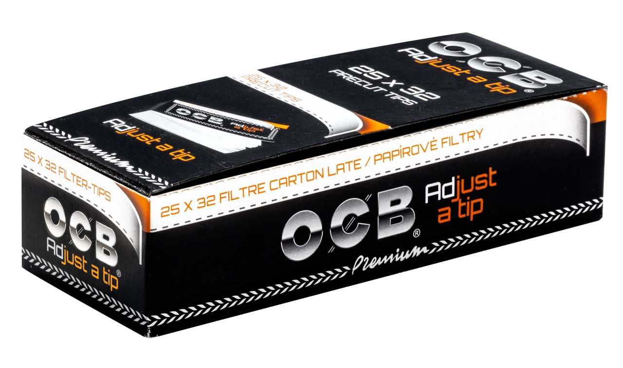 OCB Premium Precut Filter Tips Karton geschlossen