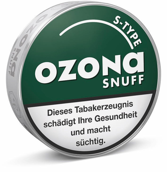 Ozona S-Type Snuff Schnupftabak mit Menthol und Minze – 6g Dose mit frischer Note für unterwegs, dezent und geschmackvoll.