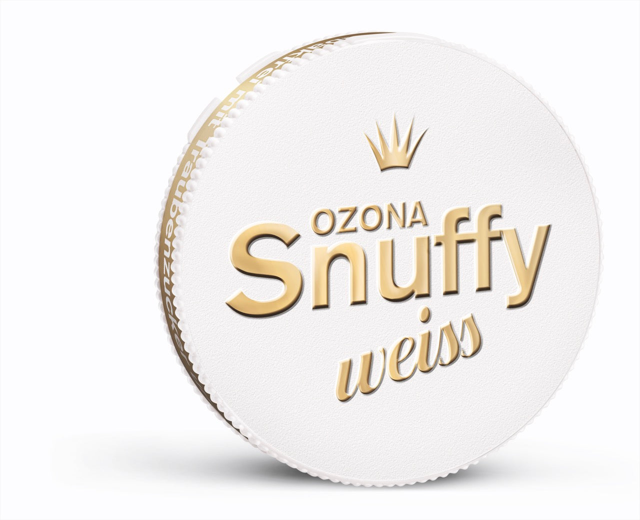 Ozona Snuffy Weiß Schnupfpulver 6g – tabakfreie Alternative mit Menthol und Traubenzucker, erfrischend und nikotinfrei.
