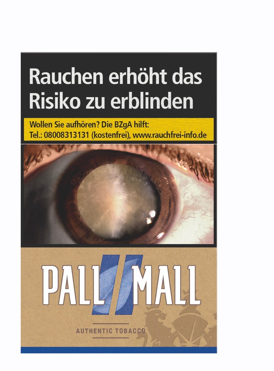 Pall Mall Authentic Blue Zigaretten Blau OP - Stange 10x20 Stück - Smokeyz24