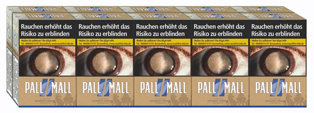 Pall Mall Authentic Blue Zigaretten Blau OP - Stange 10x20 Stück - Smokeyz24