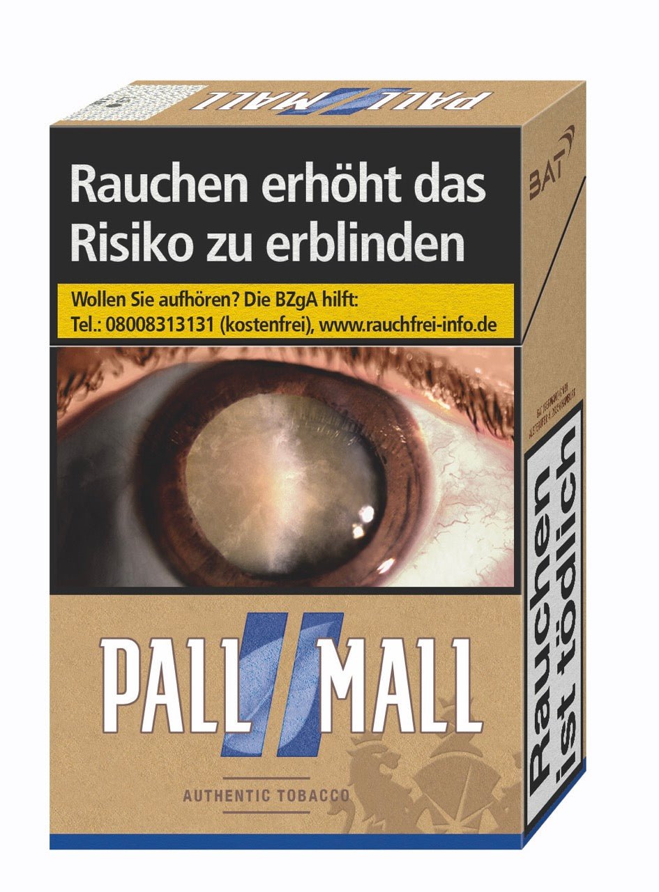 Pall Mall Authentic Blue Zigaretten Blau OP - Stange 10x20 Stück - Smokeyz24