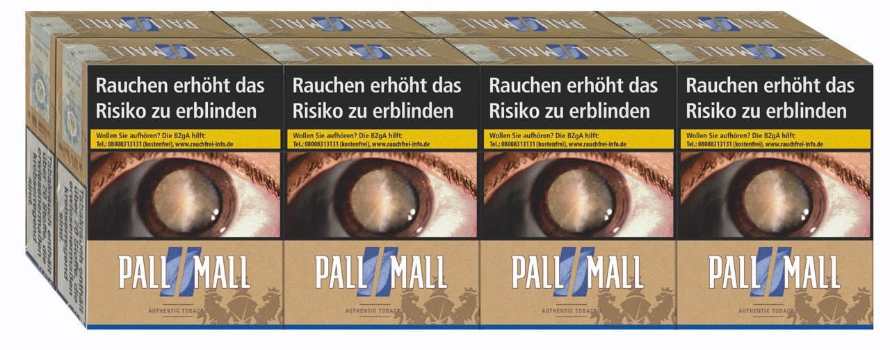 Pall Mall Authentic Blue Zigaretten Giga - Stange 8x26 Stück - Smokeyz24