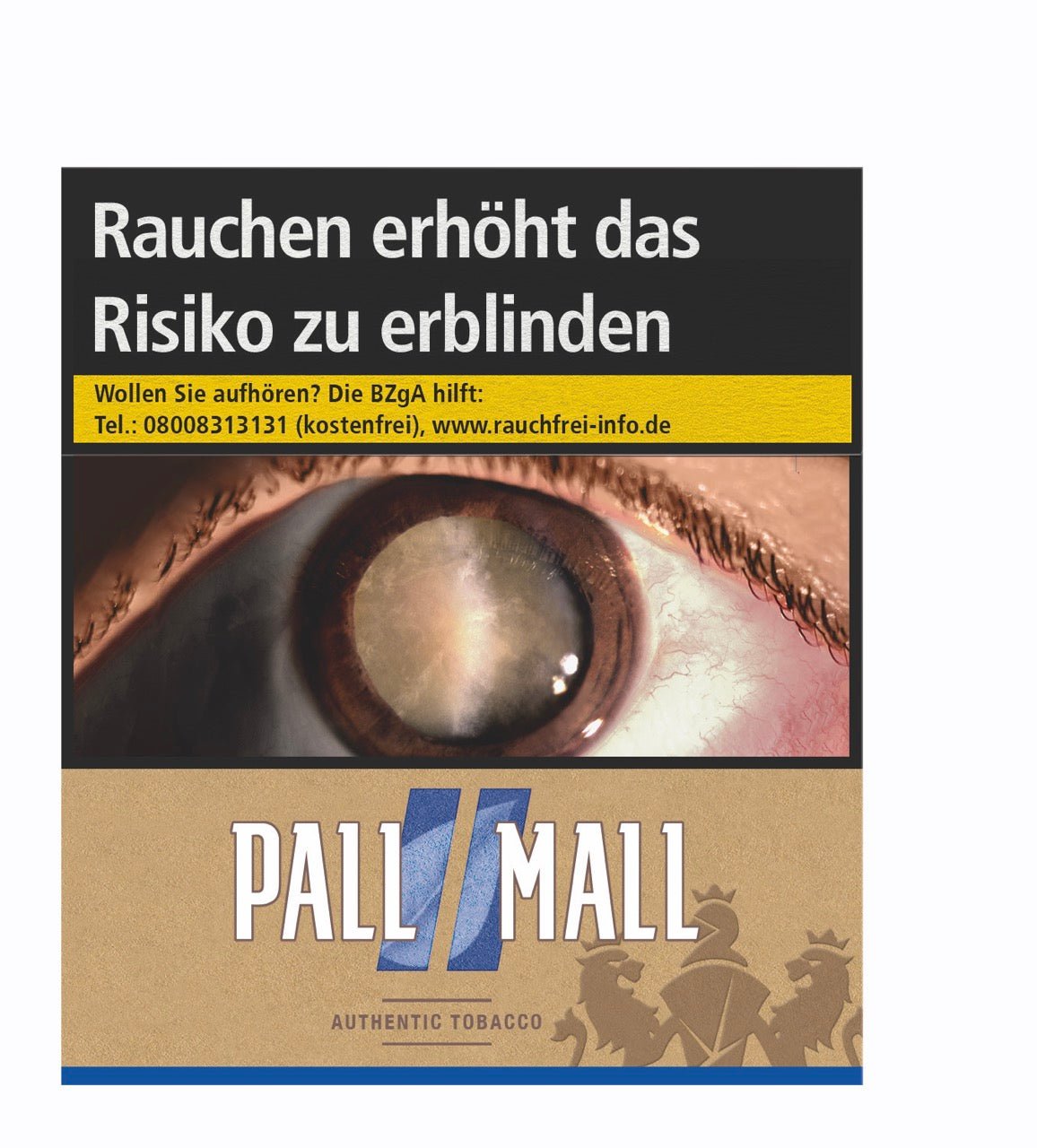 Pall Mall Authentic Blue Zigaretten Super - Stange 8x30 Stück - Smokeyz24