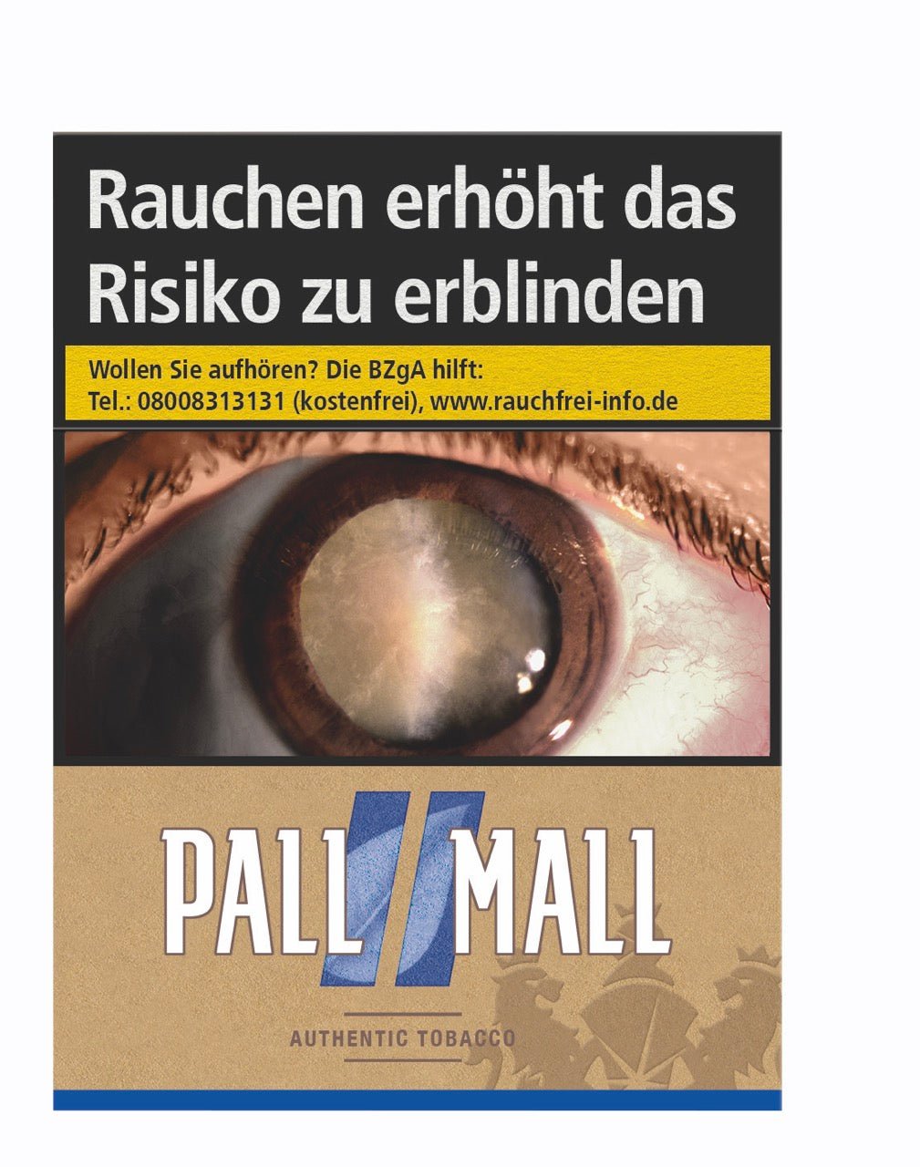 Pall Mall Authentic Blue Zigaretten XXL - Stange 12x22 Stück - Smokeyz24