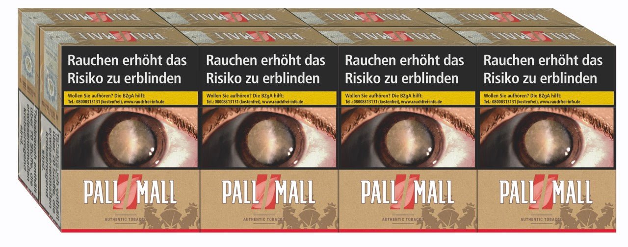 Pall Mall Authentic Red Zigaretten Rot GIGA - Stange 8x26 Stück - Smokeyz24