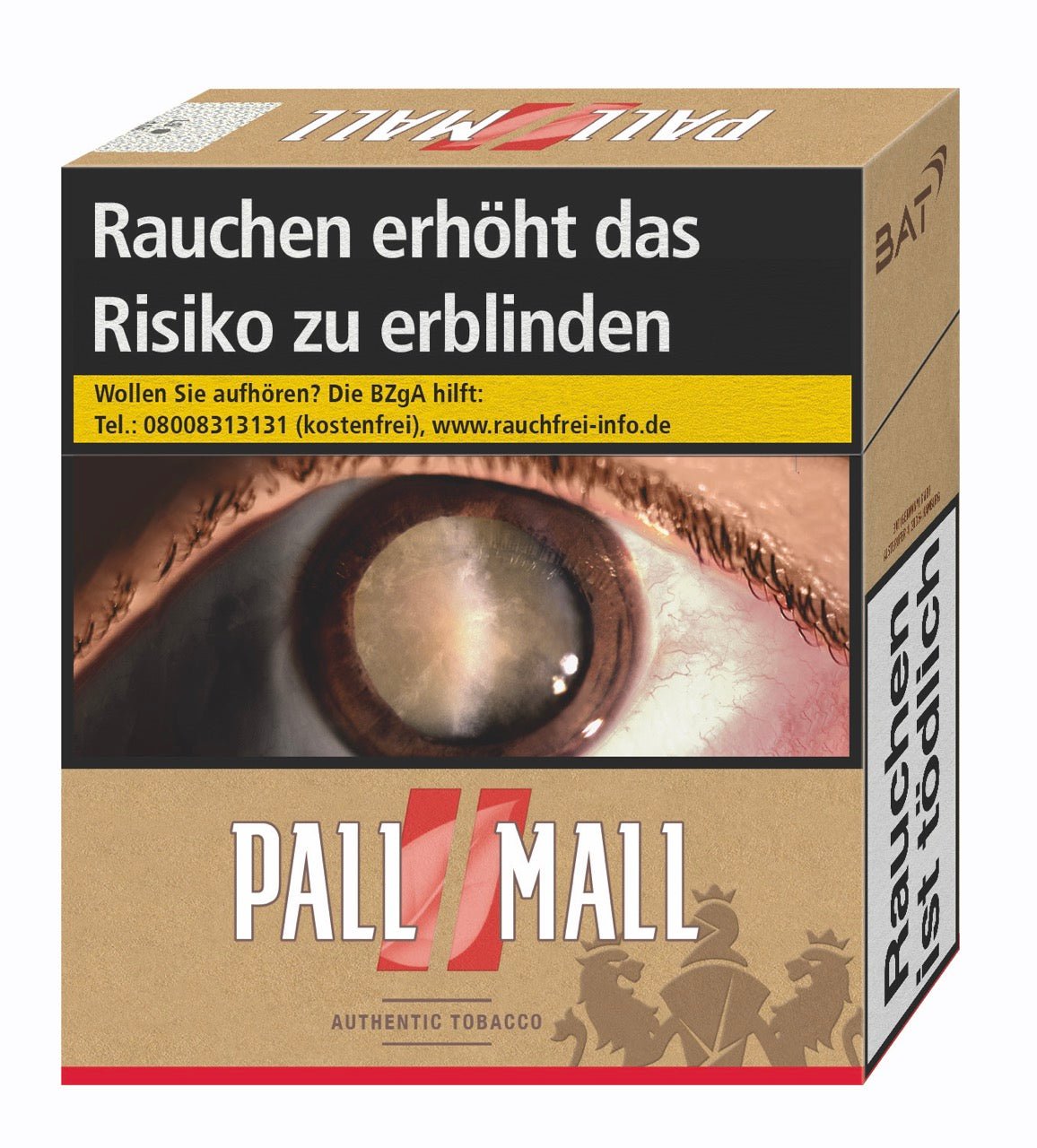 Pall Mall Authentic Red Zigaretten Rot Super - Stange 8x30 Stück - Smokeyz24