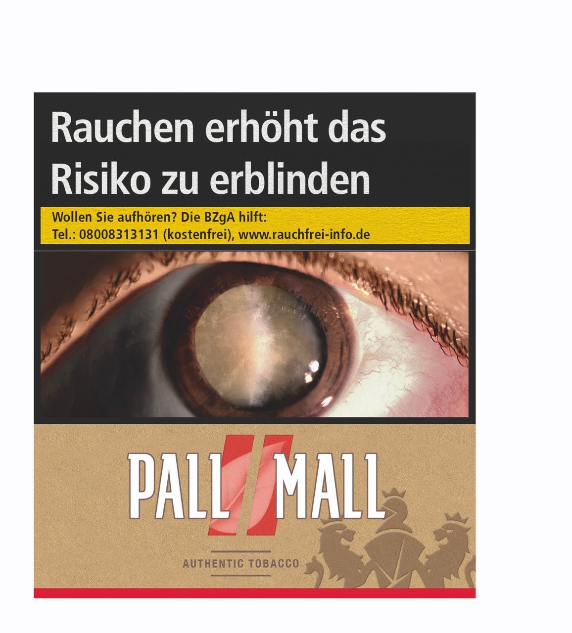 Pall Mall Authentic Red Zigaretten Rot Super - Stange 8x30 Stück - Smokeyz24