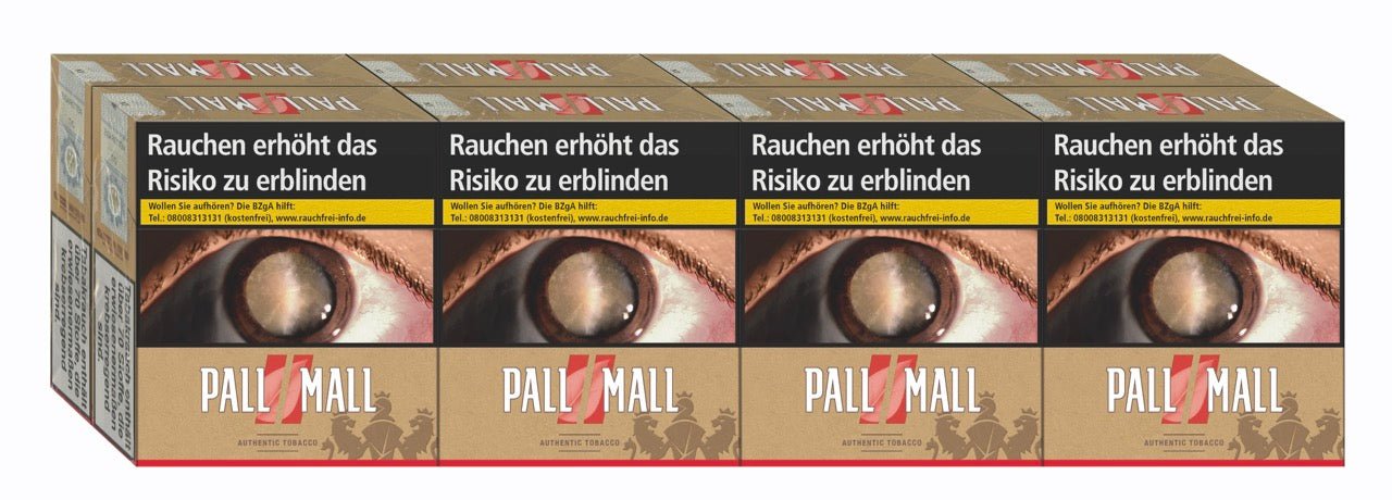 Pall Mall Authentic Red Zigaretten Rot Super - Stange 8x30 Stück - Smokeyz24