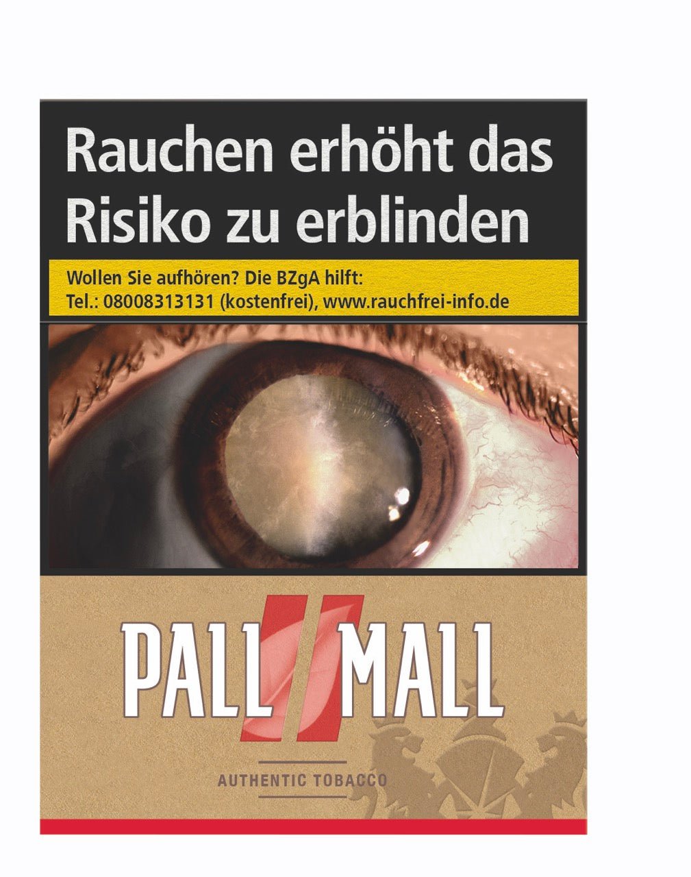 Pall Mall Authentic Red Zigaretten Rot XXL - Stange 12x22 Stück - Smokeyz24