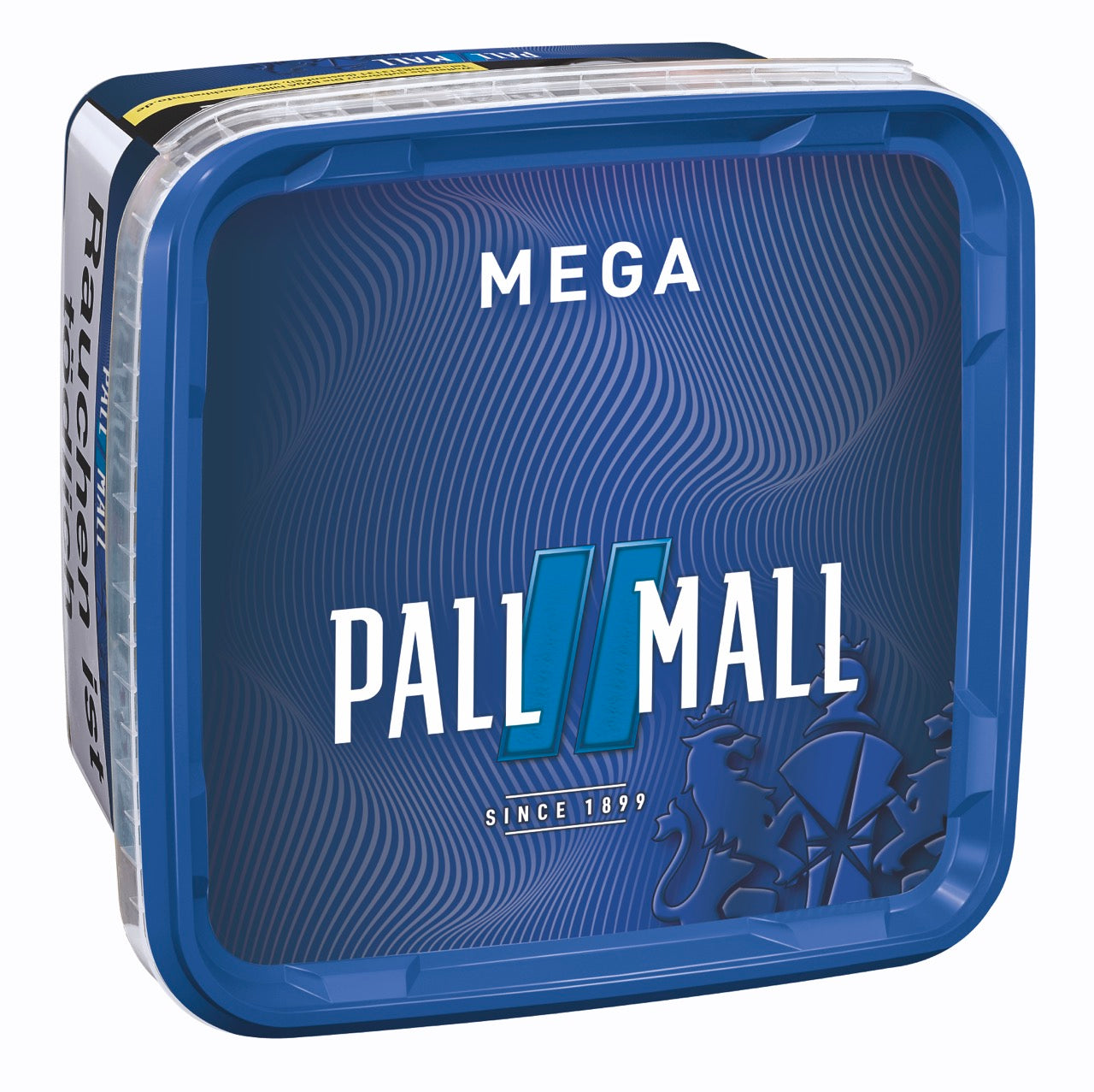 Pall Mall Blue Volumentabak 115g Mega Box liegend – große Vorratsdose mit lockerem Stopftabak
