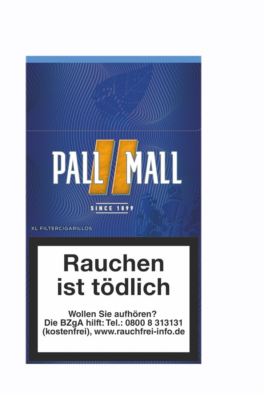 Pall Mall Blue XL Filter Zigarillos blau - Stange 10x17 Stück - Smokeyz24
