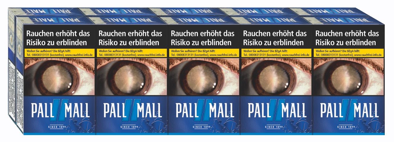 Pall Mall Blue Zigaretten Blau OP - Stange 10x20 Stück - Smokeyz24