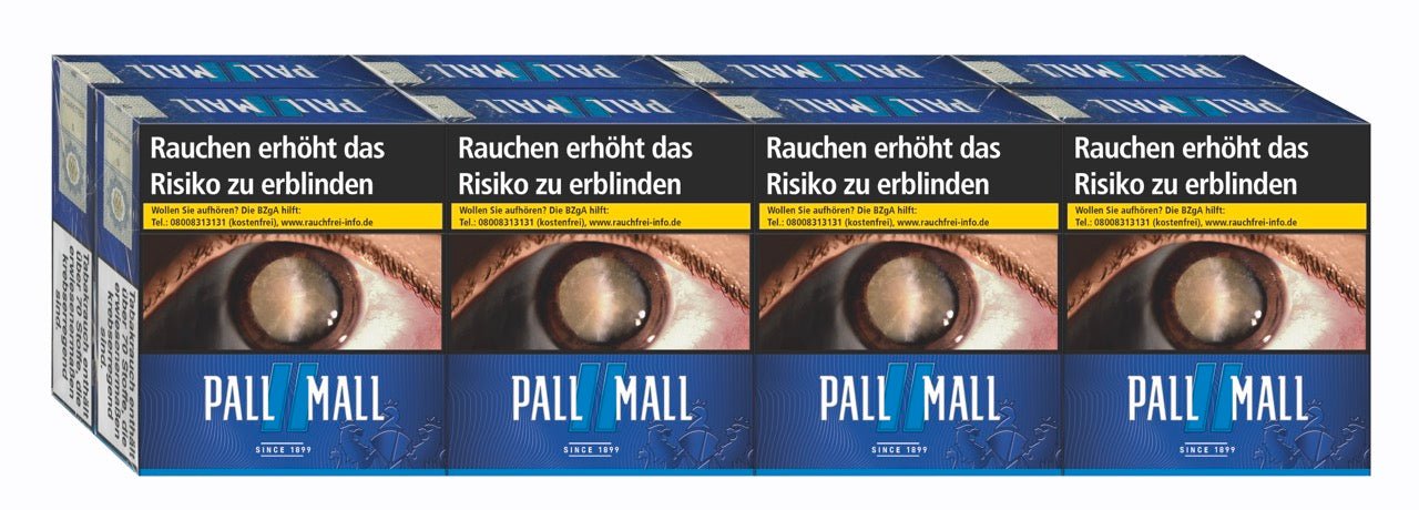 Pall Mall Blue Zigaretten Blau Super - Stange 8x30 Stück - Smokeyz24