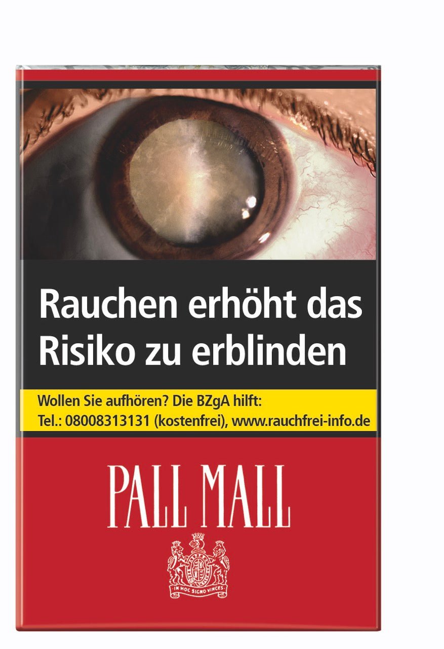 Pall Mall ohne Filter Red Zigaretten Rot - Stange 10x20 Stück - Smokeyz24