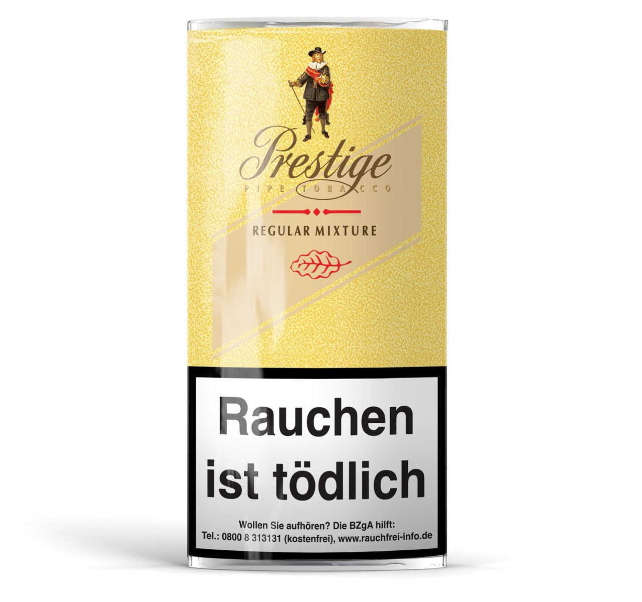 Prestige Regular Mixture Pfeifentabak 50g Pouch – klassische holländische Mischung mit Virginia, Burley, Kentucky, Orient und Black Cavendish.