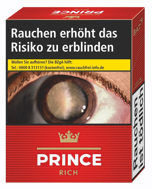 Prince Rot Rich Taste Zigaretten - Stange 8x22 Stück - Smokeyz24