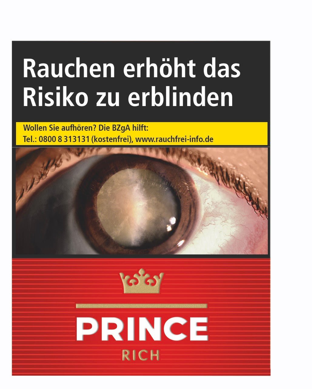 Prince Rot Rich Taste Zigaretten - Stange 8x22 Stück - Smokeyz24