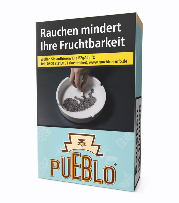 Pueblo Blue Zigaretten 10x20 Stück – schachtel nach links geneigt