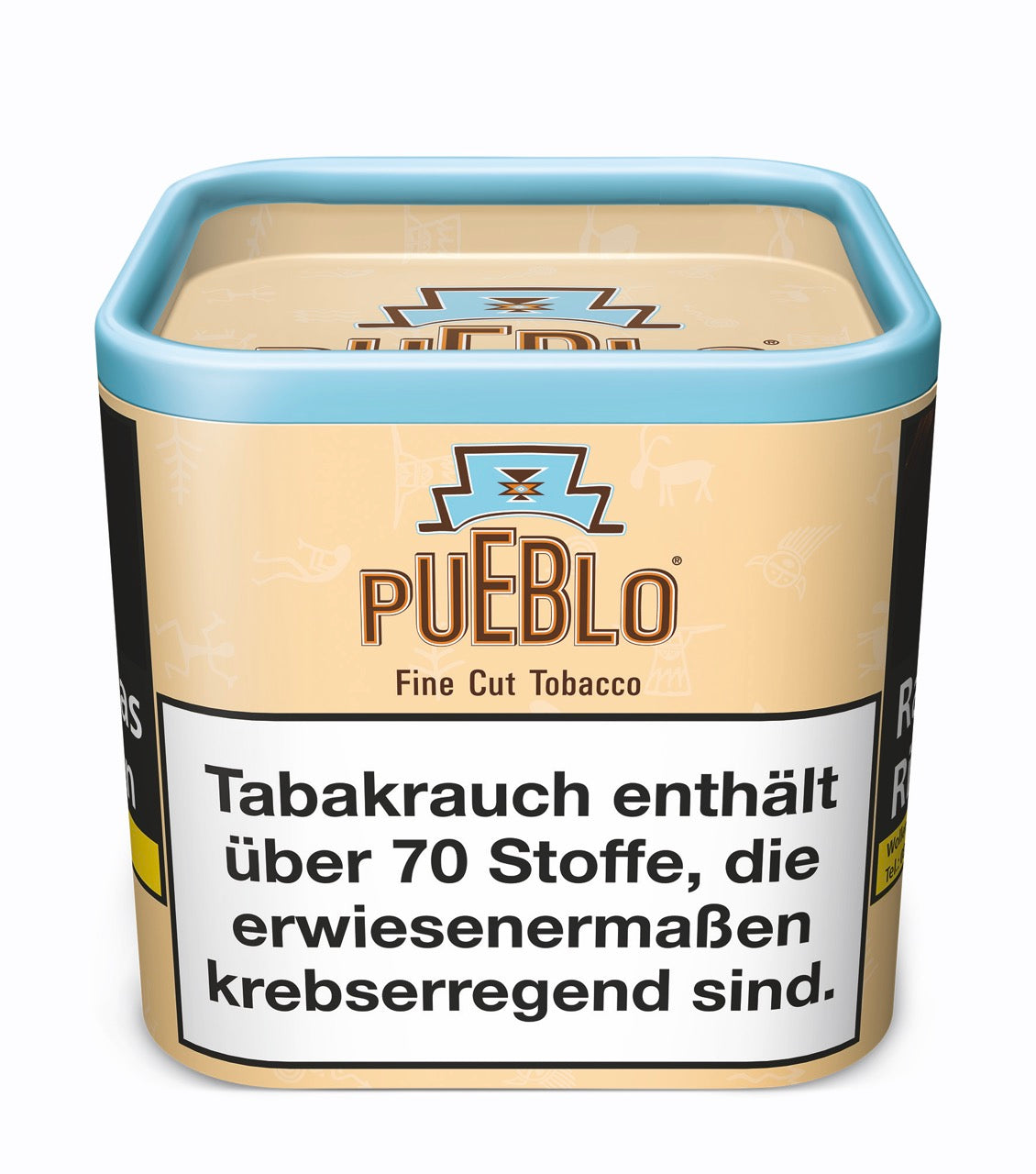 Pueblo Classic Drehtabak 100g Dose – natürlicher Virginia-Tabak ohne Zusatzstoffe in nachhaltiger Frischeschutzdose
